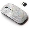 2.4G Wireless Mouse with Cute Pattern Design for All Laptops and Desktops with Nano Receiver - Close Packed view 1