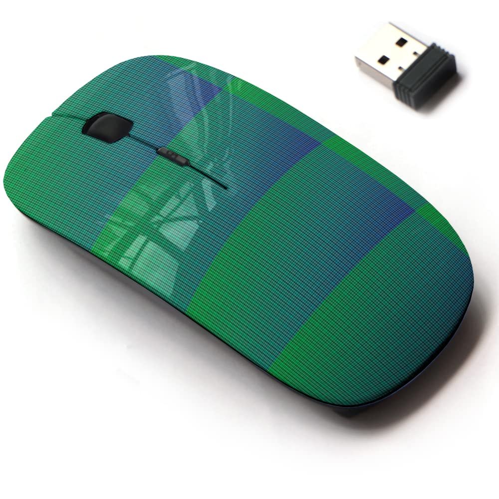 2.4G Wireless Mouse with Cute Pattern Design for All Laptops and Desktops with Nano Receiver - Creative led Screen