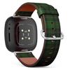 CJCBROES Replacement Leather Watch Band, Compatible with Fitbit Versa 4, Versa 3 and Fitbit Sense 2, Fitbit Sense of Wristband Bracelet Accessory - Clan Forbes Tartan Plaid Scottish view 1