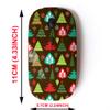 2.4G Wireless Mouse with Cute Pattern Design for All Laptops and Desktops with Nano Receiver - Christmas view 2