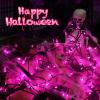 Toodour Purple Halloween Lights, 75ft 300 Count Incandescent Halloween String Lights, UL Certified Connectable Mini Bulbs String Lights for Home, Garden, Porch, Yard, Patio, Party, Indoor Decoration view 2