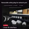 RJ45 Port Lock with Keys,Net-Lock Locking Port Dust Blocker with Removal Tool RJ45 Female Anti Dust Cover Cap Protector Compatible with Computer,Router,Other Devicesrj45,RJ45B 50+3 view 4