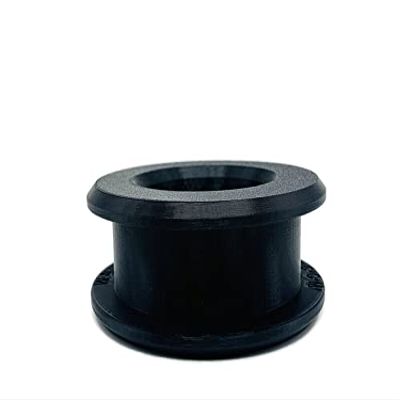 2" ID Wall Eye Cable Pass Through Wall Port - Fits Wall or Barrier Thickness Range from 1" - 1 1/2" in Thickness (Gray)