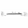20 in. Balance Stamped No. 1930 with Ends 60-508 & 60-503 Attached Window Channel Pack of 8 view 1