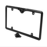 License Plate Frame Camera Bracket, Black