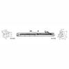 22 in. Balance Stamped No. 2140 with Ends 60-506 & 60-500 Attached Window Channel Pack of 6 view 1