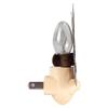 CTW 370757 Antique Brass Monstera Leaf Night Light, 3.25-inch Height view 3