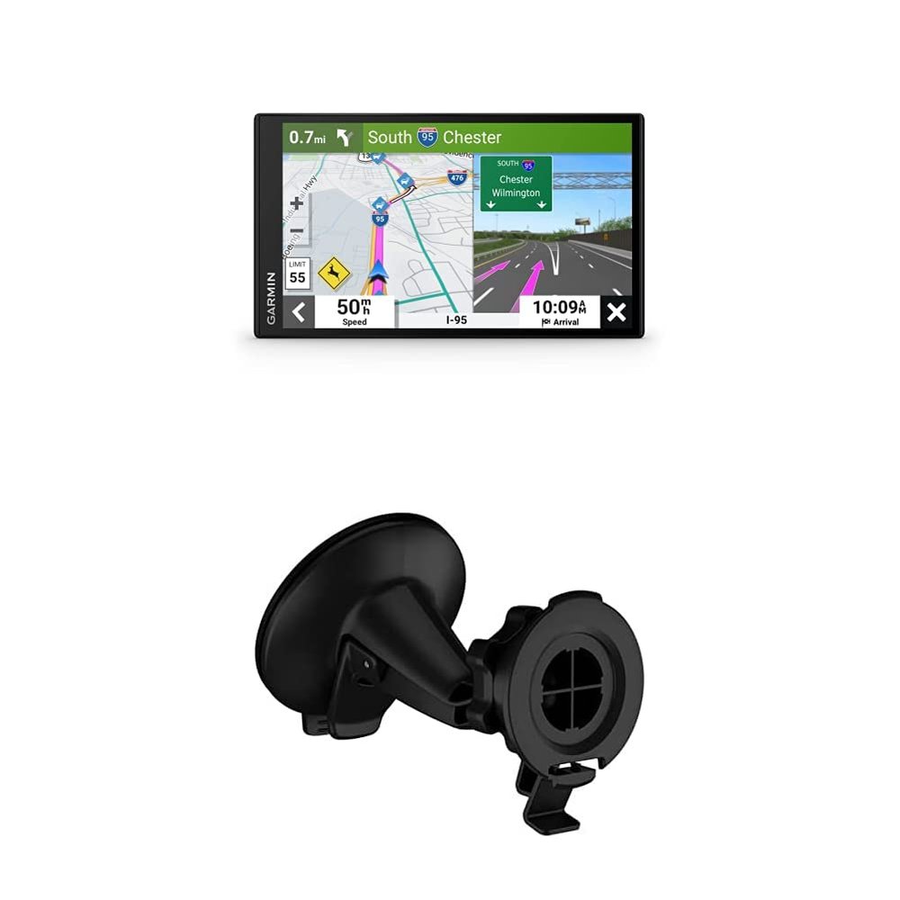 Garmin DriveSmart 8-inch Car GPS Navigator with High-Resolution Maps and Voice Assist, Suction Cup Mount
