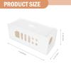 Zerodeko Convenient Power Outlet Storage Case Durable Organizer Box for Wires and Chargers for Home Office and Living Spaces Protects from and Pets Dissipation view 2