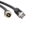 AConnect M12-RJ45-X-Code Ethernet-Cable for Cognex-Industrial-Camera Waterproof Shielded-Cable M12 8-Pin X-Code Male to RJ45 Cat6a 10M view 2