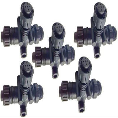 MarineNow NMEA2000 T-Connector for Garmin Lowrance Simrad B&G Navico Maretron Networks (5-Pack)
