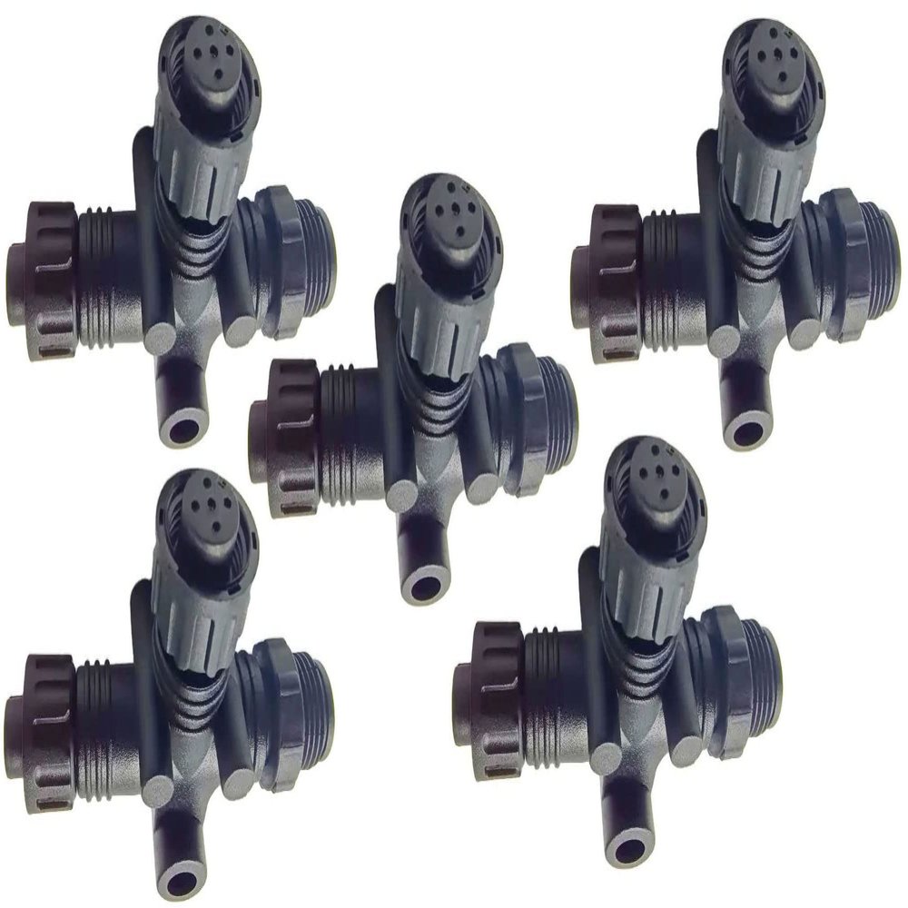 MarineNow NMEA2000 T-Connector for Garmin Lowrance Simrad B&G Navico Maretron Networks (5-Pack)