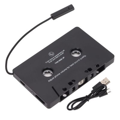 Car Audio Bluetooth Cassette Receiver, Bluetooth 5.0 Cassette Adapter for Car, Smart Phone Wireless Audio to Car Cassette Player