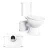 Macerating Toilet with Pump & AC Vent | Upflush Toilet System for Basement to Bathroom Sink & Tub,Silent & Standard Height,include Modern Toilet, Water Tank & 600W Macerator Toilets Pump SUPERFLO view 1