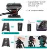 COMAN KX3636 Heavy Duty Tripod Kit with Video Fluid Head + Universal Photography Tripod Dolly view 3