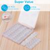 Adhesive Cable Clips Clear (40PCS, M), Upgraded Wire Holders for Wall, Strong Cord Organizer Under Desk, Car, PC, Christmas Light Indoor/Outdoor view 2