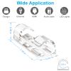 Adhesive Cable Clips Clear (40PCS, M), Upgraded Wire Holders for Wall, Strong Cord Organizer Under Desk, Car, PC, Christmas Light Indoor/Outdoor view 4