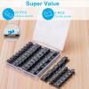 Self-Adhesive Cable Clips Black (40PCS, M), Upgraded Wire Clips for Wall, Strong Cord Organizer Cable Management Under Desk, Ethernet, Dash Cam, Outdoor Light view 2