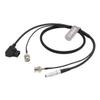 SZRMCC BNC to BNC and D-tap to 2 pin Power SDI Video Cable for Zacuto Gratical Eye Viewfinder Teradek Bolt Bond (Black 1m) view 2