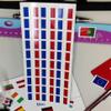 SAFIRMES France 30 Countries in Europe Stickers 20 x 30 mm Vinyl view 2