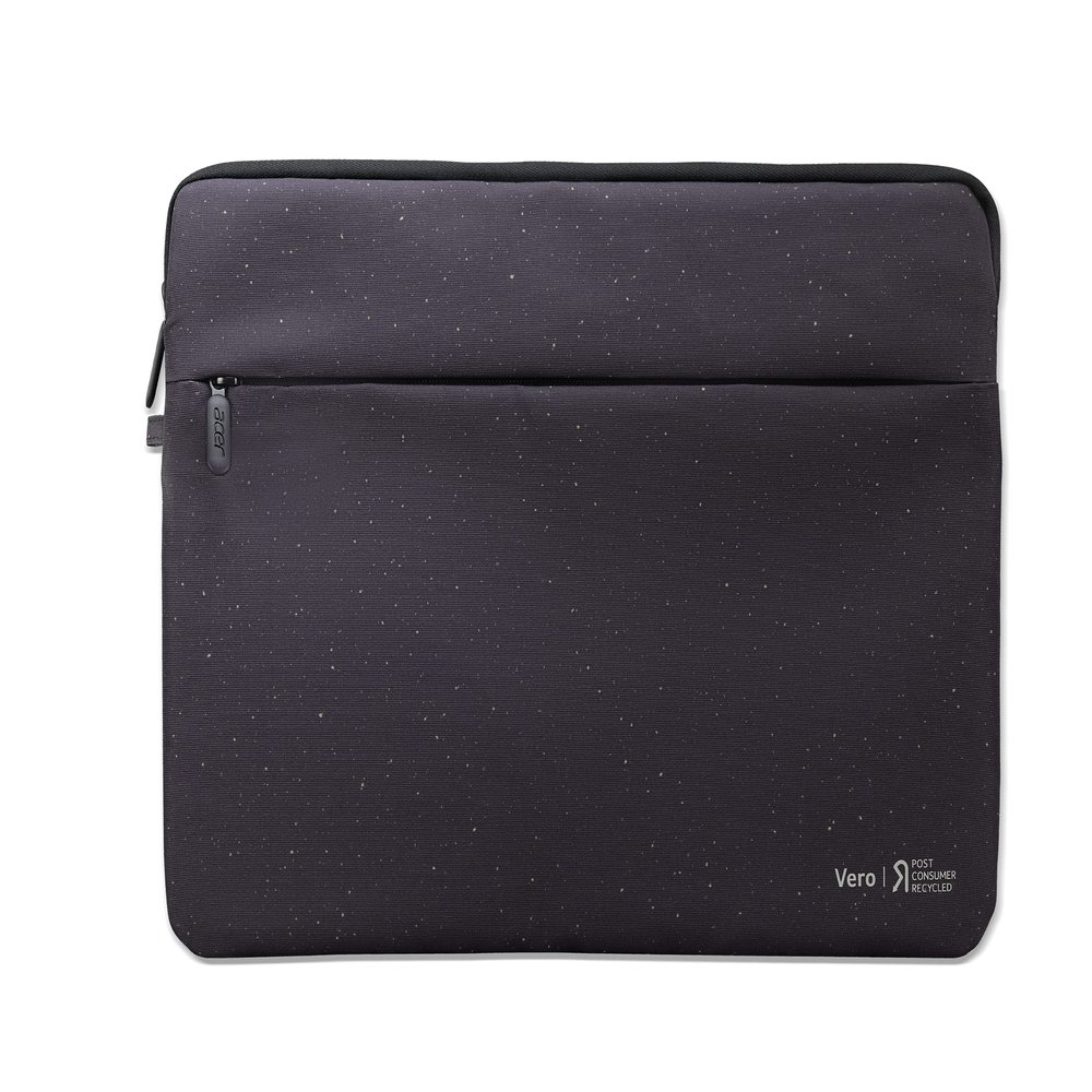 Acer Vero ECO Black 15.6 inch Protective Sleeve - Made with Post-Consumer Recycled (PCR) Material, (Pack of 1)