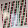 SAFIRMES ITALY 30 Countries in Europe Stickers 20 x 30 mm Vinyl view 1