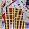 SAFIRMES Belgium 30 Countries in Europe Stickers 20 x 30 mm Vinyl view 1