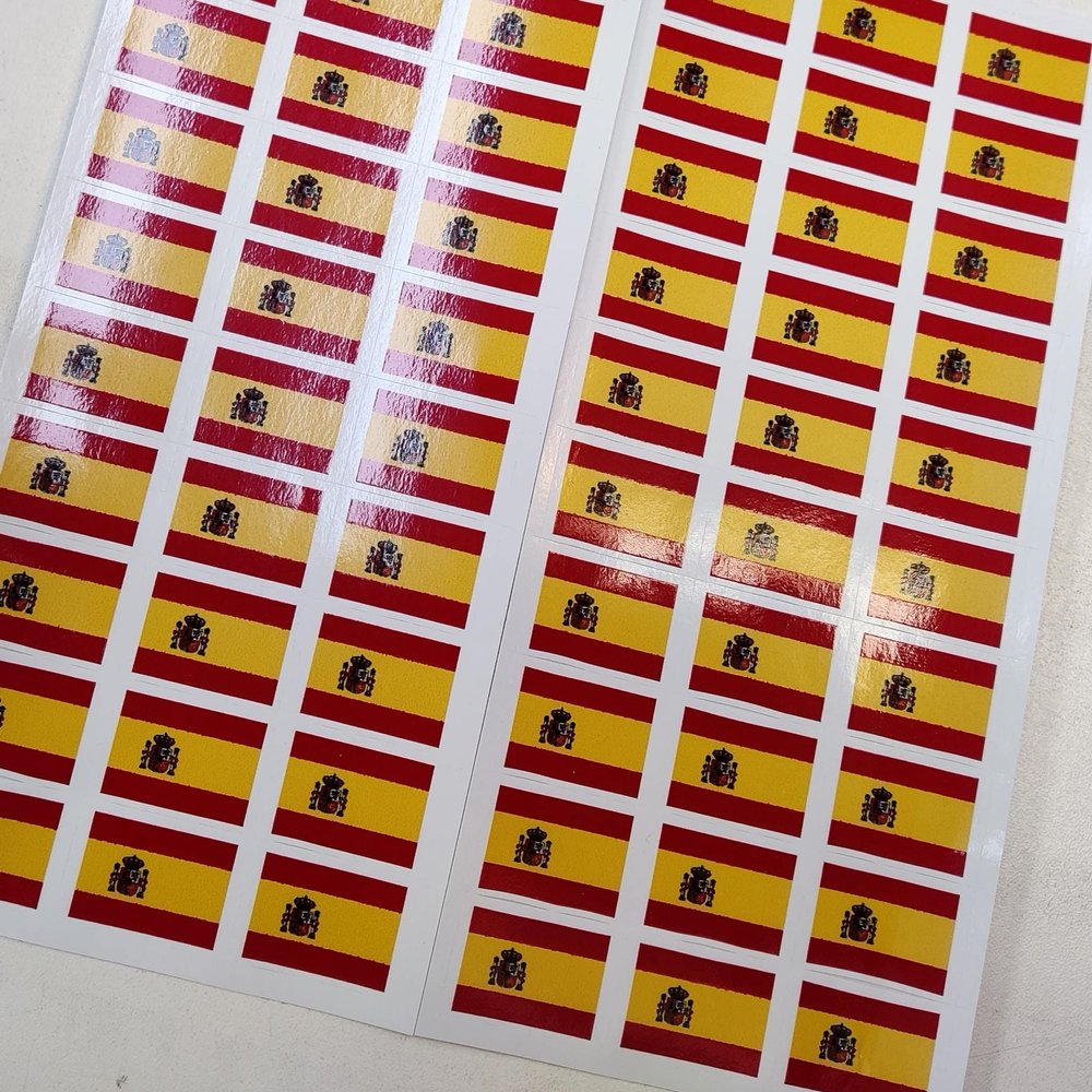 SAFIRMES Spain 30 Countries of Europe Stickers 20 x 30 mm Vinyl