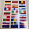 SAFIRMES Spain 30 Countries of Europe Stickers 20 x 30 mm Vinyl view 4