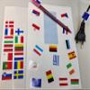 SAFIRMES ESTONIE 30 Countries in Europe Stickers 20 x 30 mm Vinyl view 3
