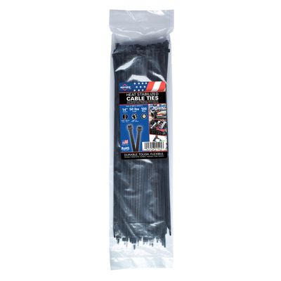 14" 50 lbs Heat Stable Cable Ties 100/Bag