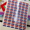 Croatie 30 Countries in Europe Stickers 20 x 30 mm Vinyl view 2