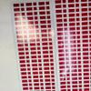 SAFIRMES DANEMARK 30 Countries in Europe Stickers 20 x 30 mm Vinyl view 3