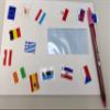 SAFIRMES DANEMARK 30 Countries in Europe Stickers 20 x 30 mm Vinyl view 4