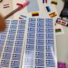 SAFIRMES GRECE 30 Countries in Europe Stickers 20 x 30 mm Vinyl view 3