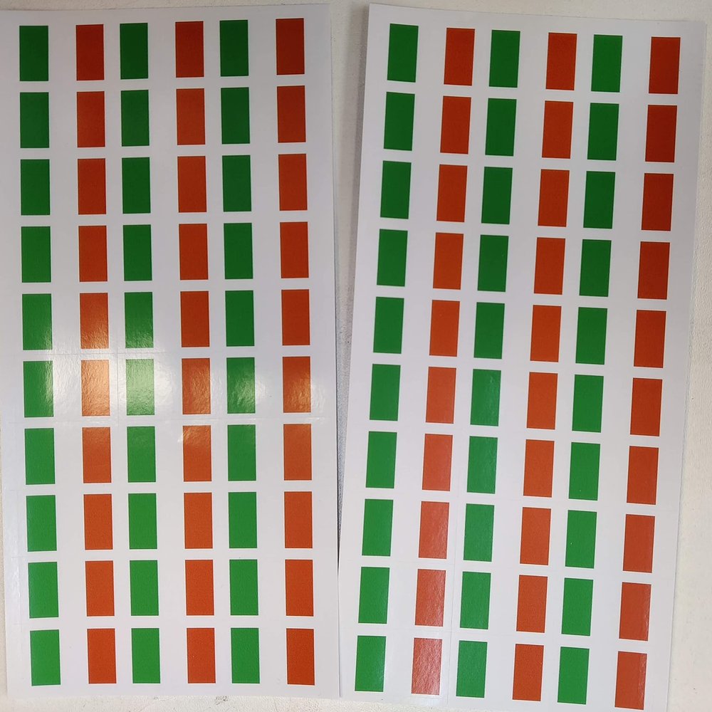 Ireland 30 Countries of Europe Stickers 20 x 30 mm Vinyl