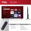 TCL 55" Class 4-Series 4K UHD HDR Smart Roku TV(Wi-Fi, RF, USB, Ethernet, HDMI) - 55S455 view 4