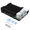AAAwave Pi 4 Armor Case (Black), Aluminum Alloy Passive Cooling for Raspberry Pi 4 Model B Only - Raspberry Pi 4 Case with Efficient Heat Dissipation Durable view 1