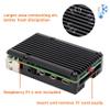 AAAwave Pi 4 Armor Case (Black), Aluminum Alloy Passive Cooling for Raspberry Pi 4 Model B Only - Raspberry Pi 4 Case with Efficient Heat Dissipation Durable view 3