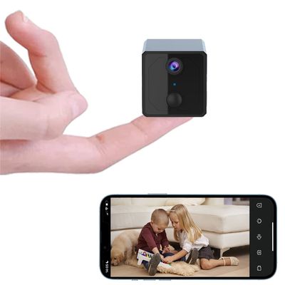 RSTLAEQU Spy WiFi Camera,Mini WiFi Home Indoor Hidden Camera-1080P Security Camera with Audio,Two Way Talk/Motion Detection/Long-Lasting Battery/Super IR Night Vision/Remote Switch
