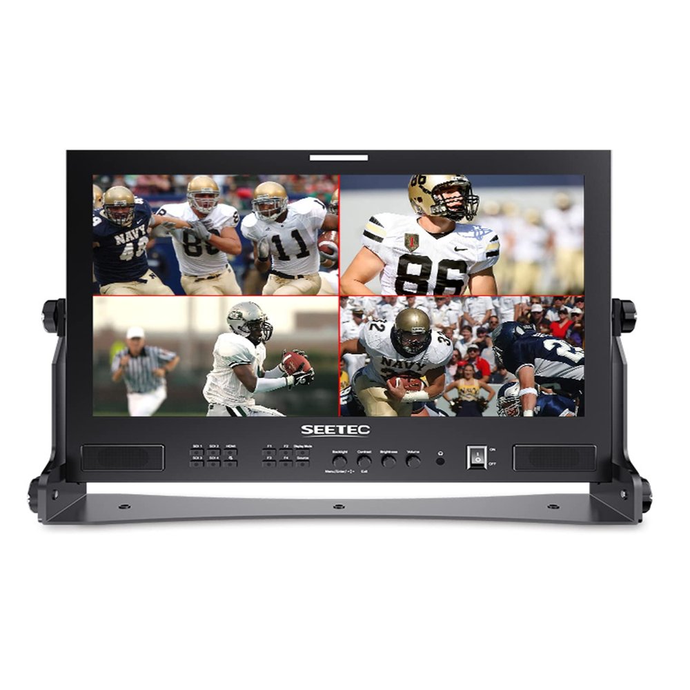 SEETEC ATEM173S 17.3 inch Multi-Camera Broadcast Monitor 4x3G-SDI in/Out HDMI Full HD 1920x1080
