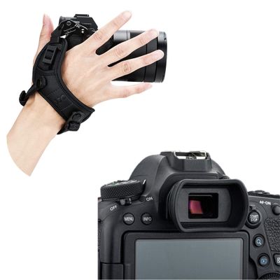 Camera Eyecup + Camera Hand StrapSoft Silicon Camera Eyecup with Camera Hand Strap for Canon Camera
