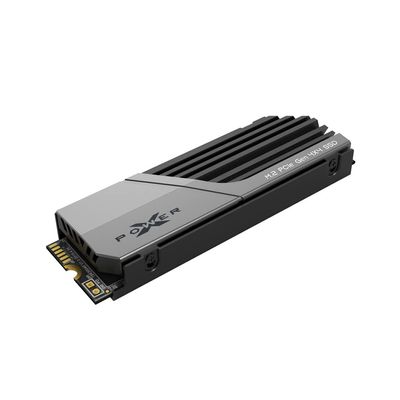 Silicon Power SP01KGBP44XS7005 SSD, 1 TB, PS5 Operation Confirmed (Ultra Fast! Gaming SSD), M.2 2280, PCIe 4.0 x 4, NVMe 1.4, Maximum Read 7,300 MB/s