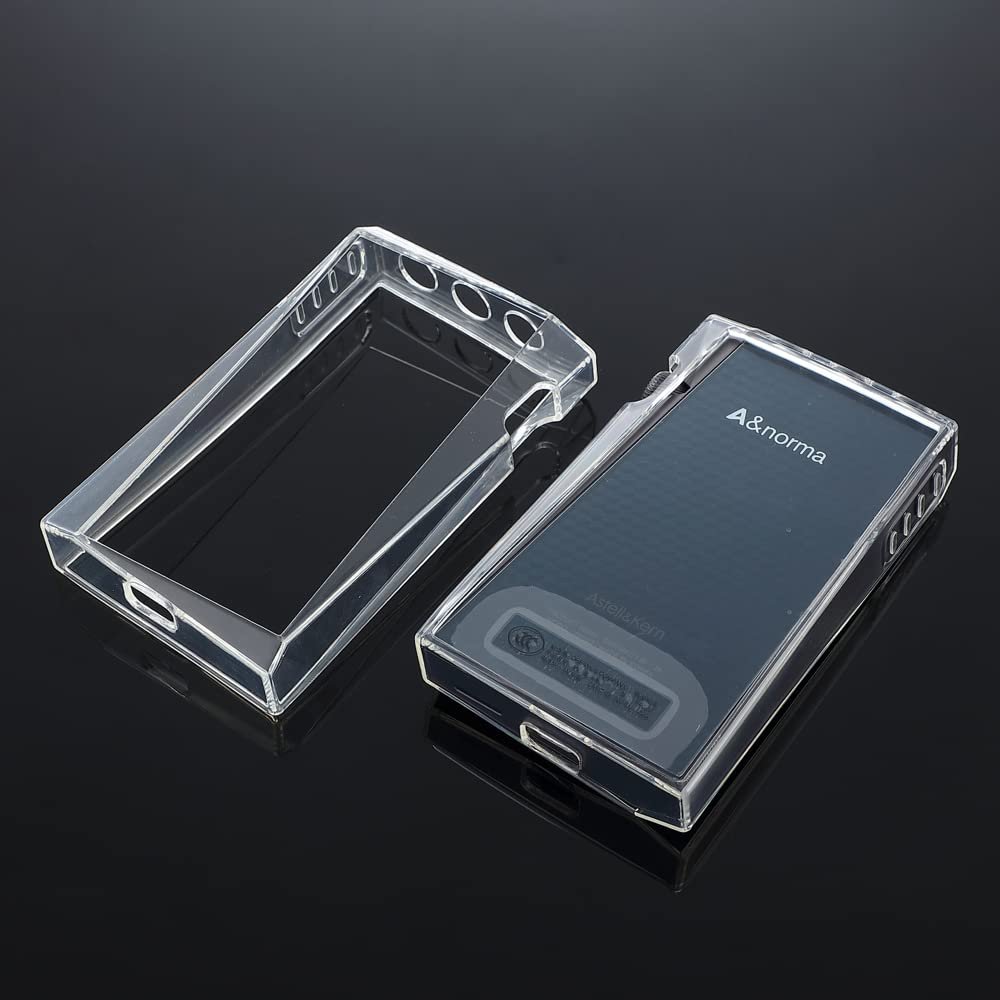 BestforYou for iRiver SR25 MKII Case, Soft TPU Protective Case Cover for iRiver A&Norma SR25 MKII with Front and Back Tempered Glass Screen Protector (Clear)