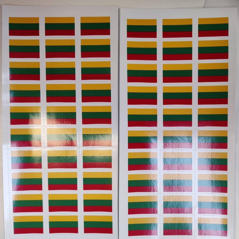 SAFIRMES LITHUANIE 30 Countries in Europe Stickers 20x30mm Vinyl