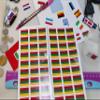 SAFIRMES LITHUANIE 30 Countries in Europe Stickers 20x30mm Vinyl view 2