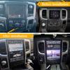 ZWNAV 12.1 inch Tesla Style Touch Screen Android Car Radio Upgrade for Dodge Ram 1500 2500 3500 2013-2018 Truck Stereo Replacement GPS in-Dash Navigation Head Unit Video Multimedia Player view 2