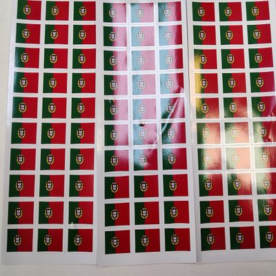 Portugal 30 Countries in Europe Stickers 20 x 30 mm Vinyl