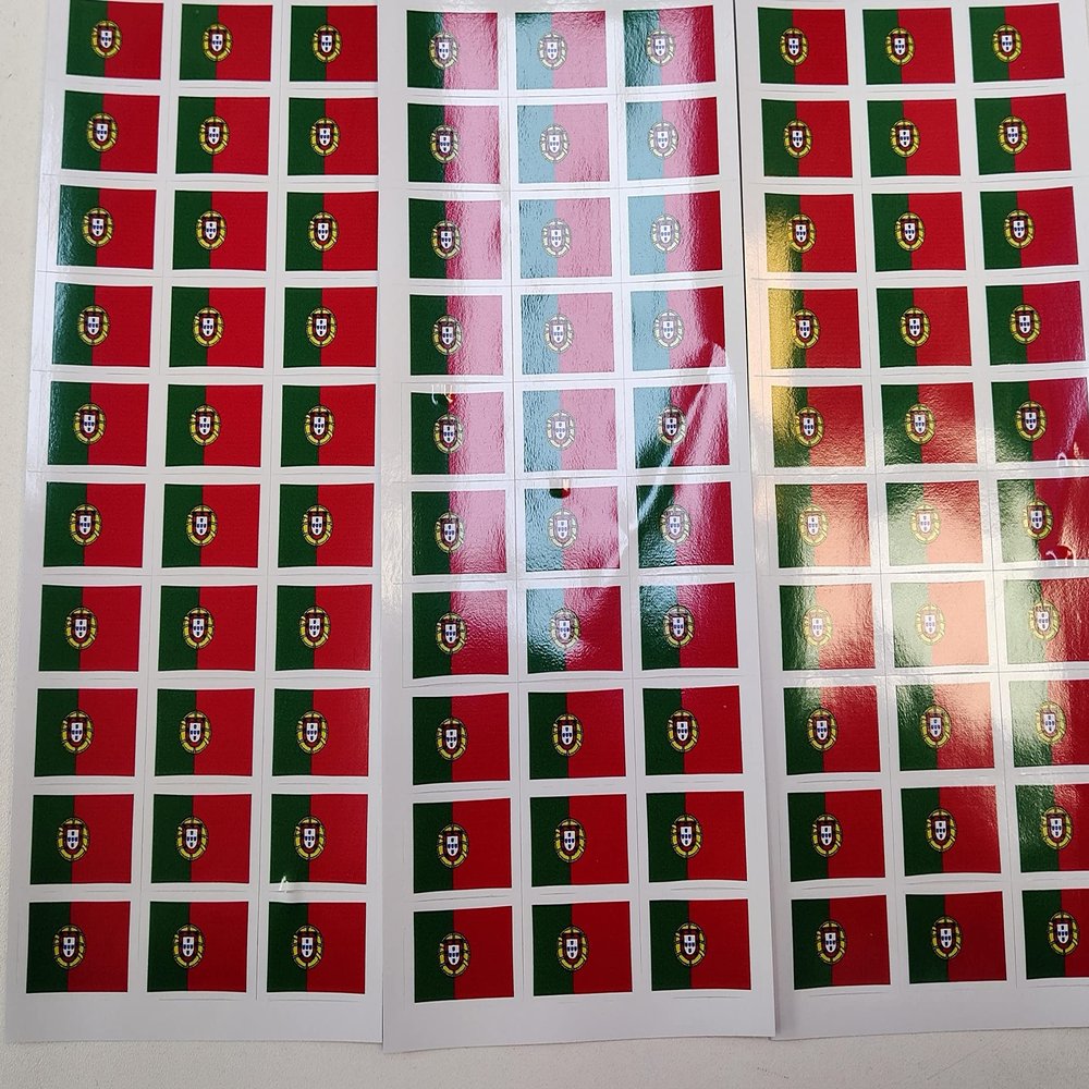 Portugal 30 Countries in Europe Stickers 20 x 30 mm Vinyl