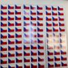 SAFIRMES TCHEQUIE 30 Countries in Europe Stickers 20 x 30 mm Vinyl view 1